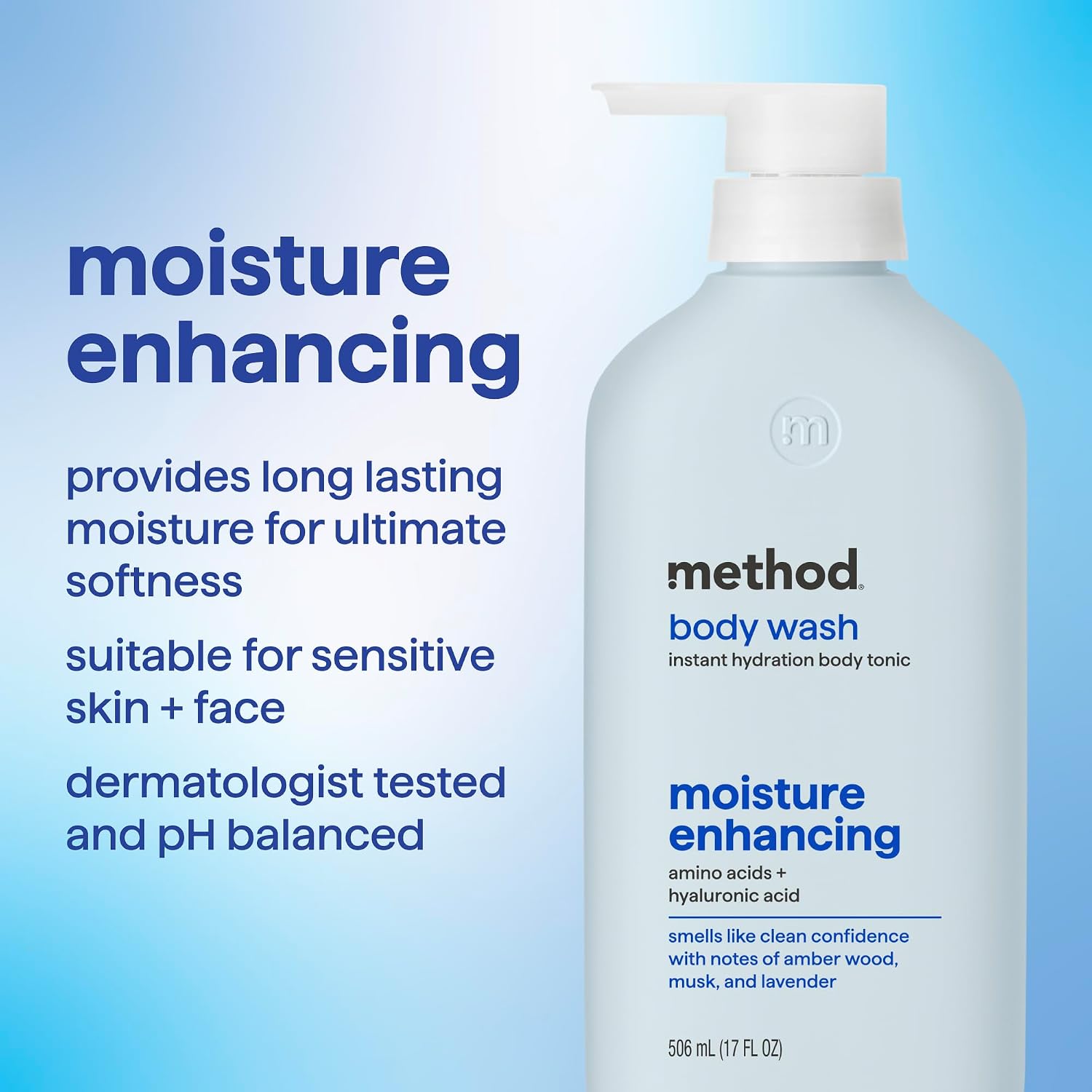 method Hydrating Body Wash, Moisture Enhancing, 17 fl oz