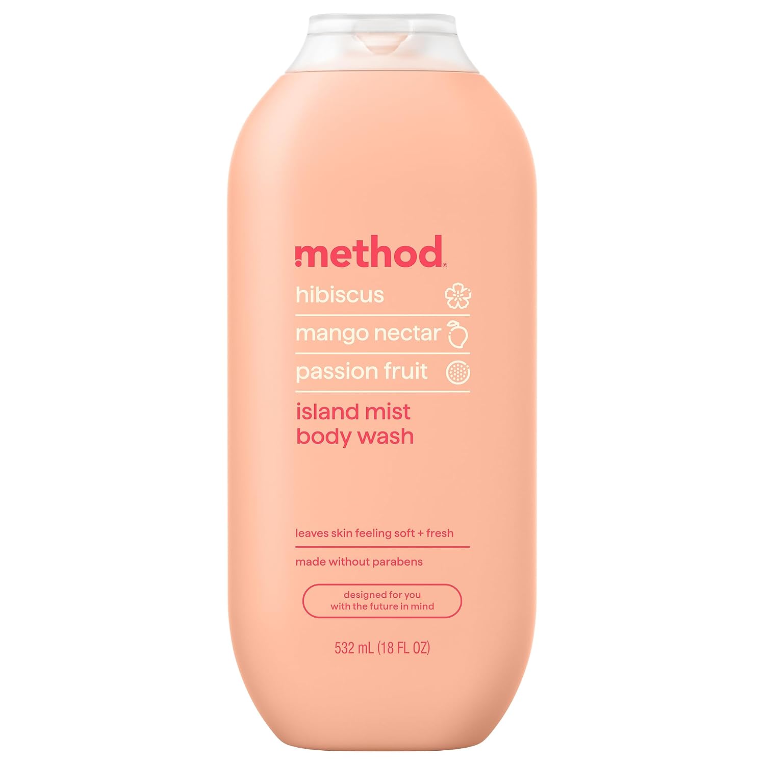 method Body Wash, Island Mist, 18 fl oz