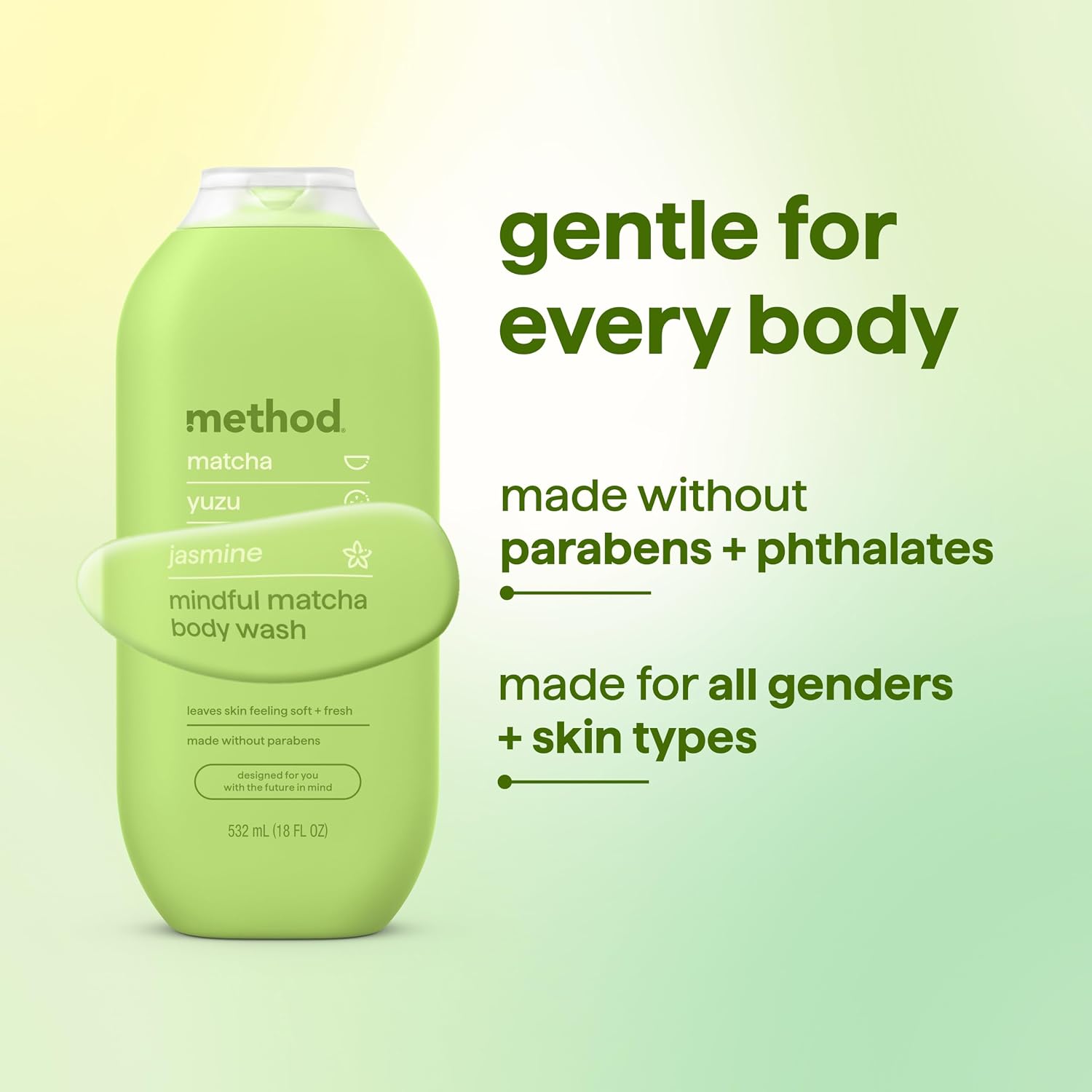 method Body Wash, Mindful Matcha, 18 fl oz