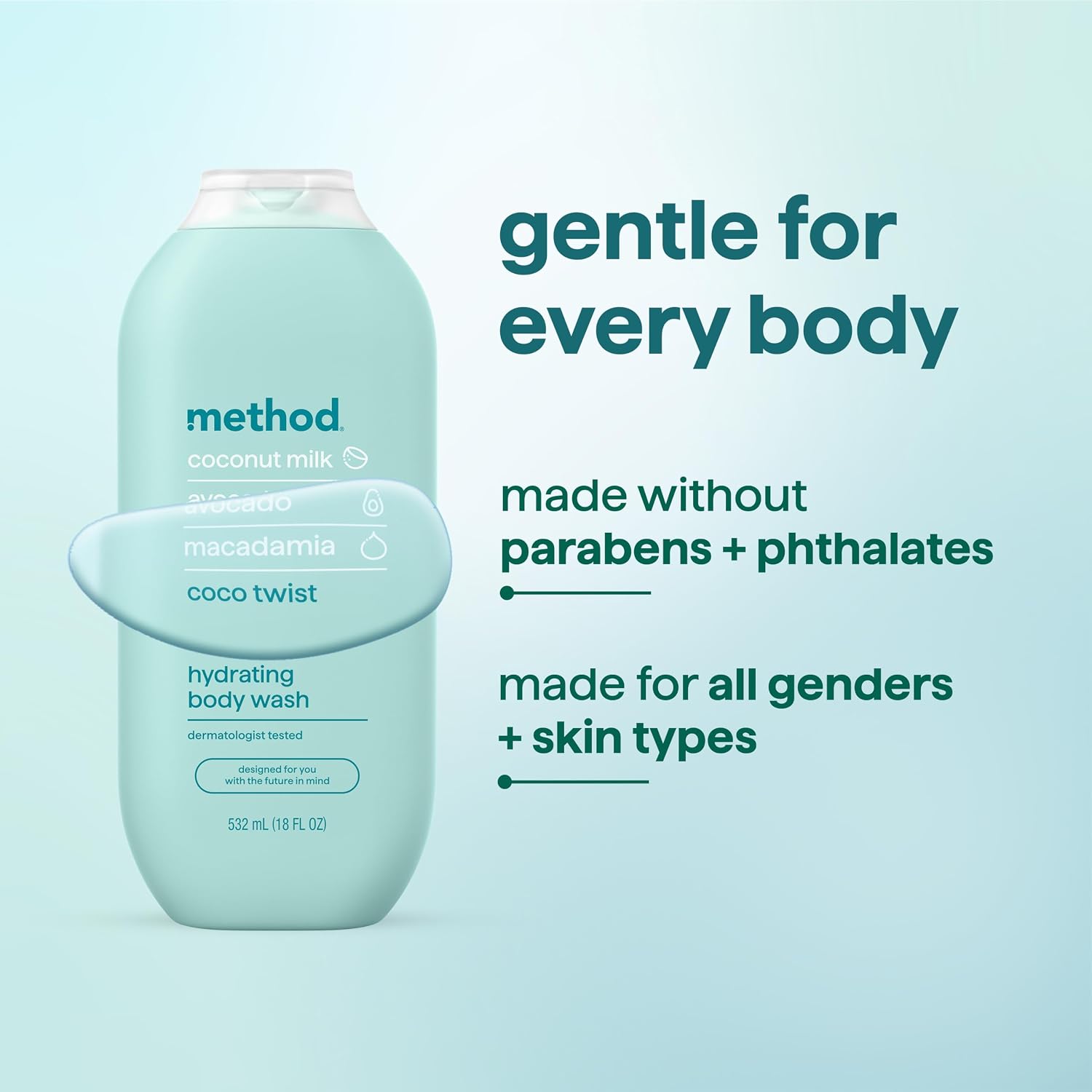 method Body Wash, Coco Twist, 18 fl oz