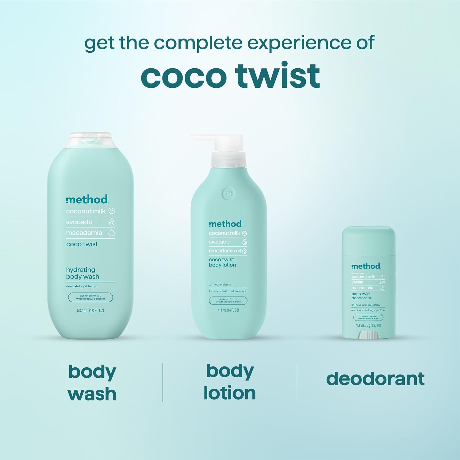 method Body Wash, Coco Twist, 18 fl oz