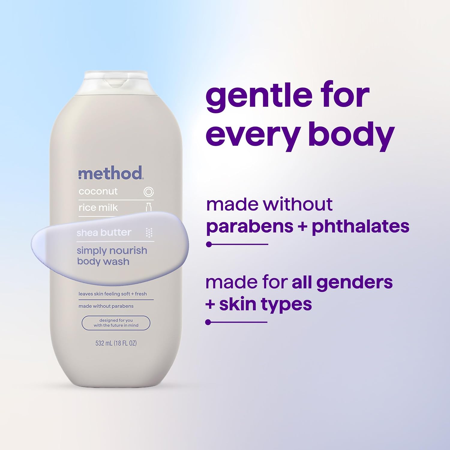 method Body Wash, Simply Nourish, 18 fl oz