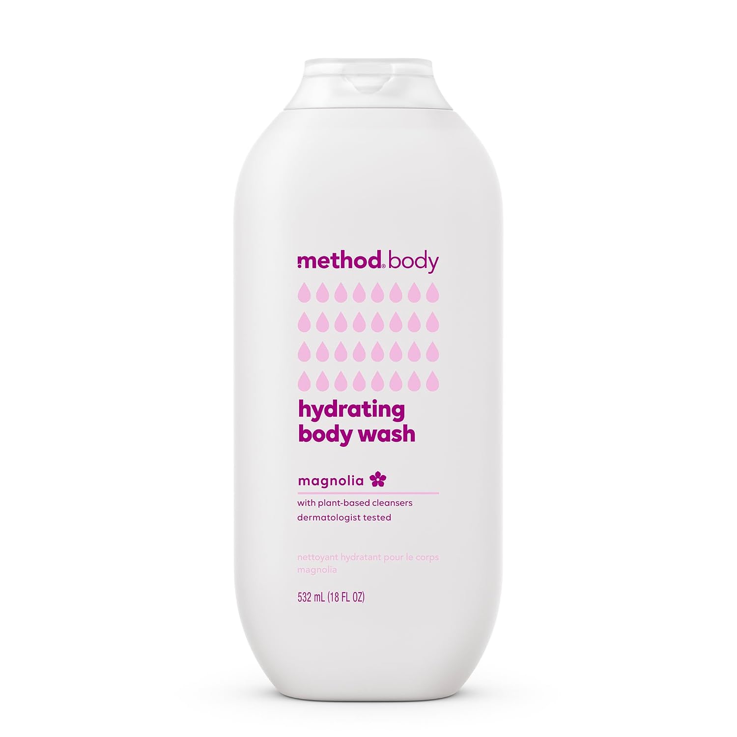 Method Body Wash, Magnolia, Paraben and Phthalate Free, 18 oz (Pack of 1)
