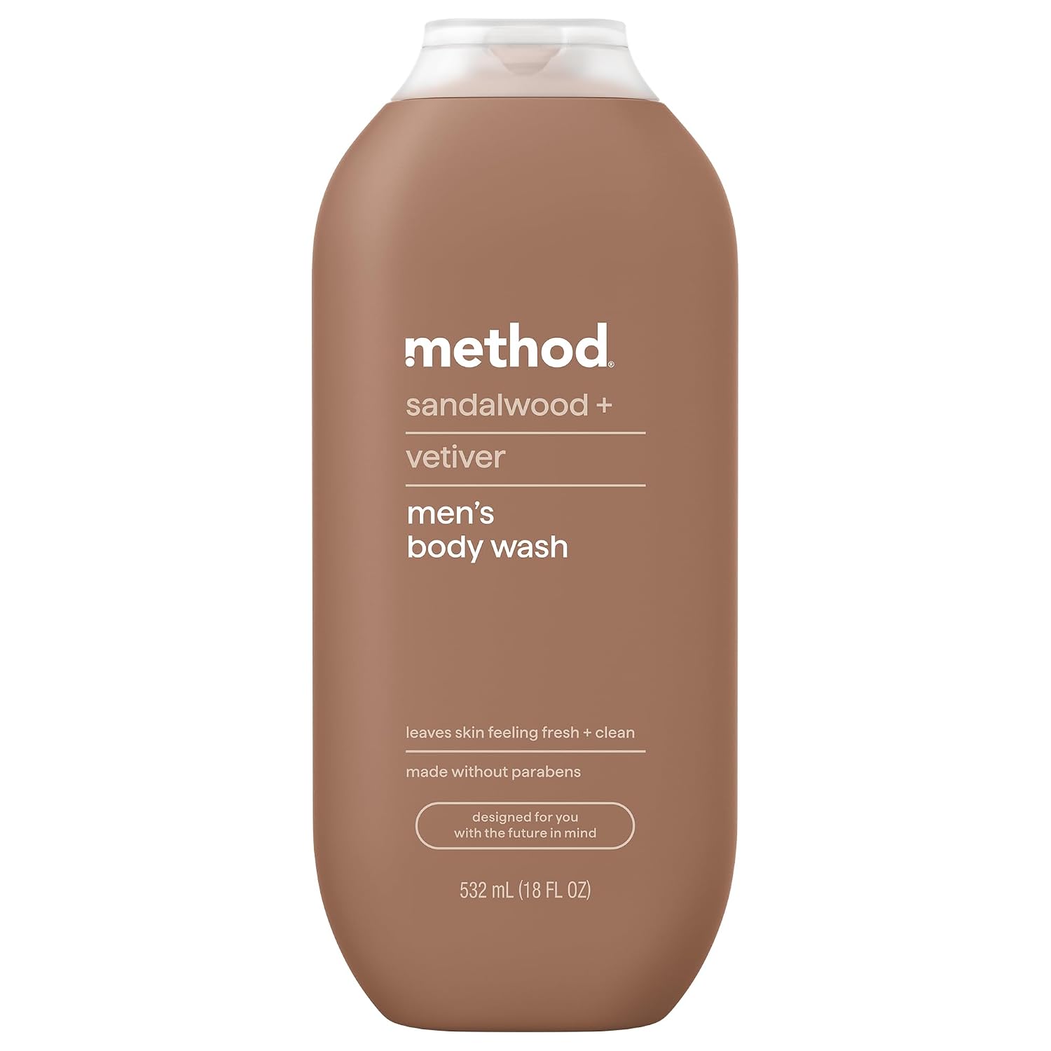 method Men’s Body Wash, Sandalwood + Vetiver, 18 fl oz