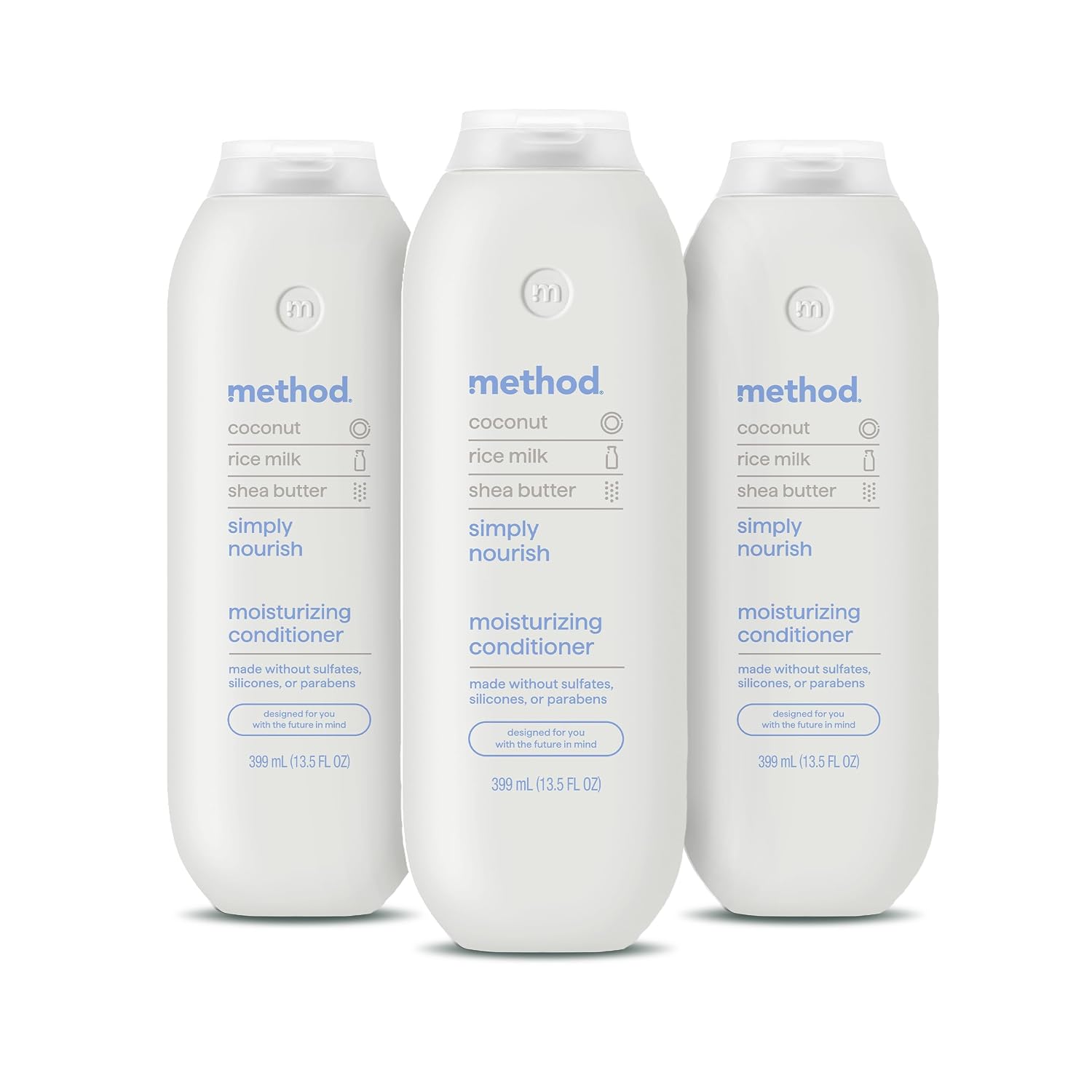 method Moisturizing Conditioner, Simply Nourish, 13.5 fl oz, 3 Pack