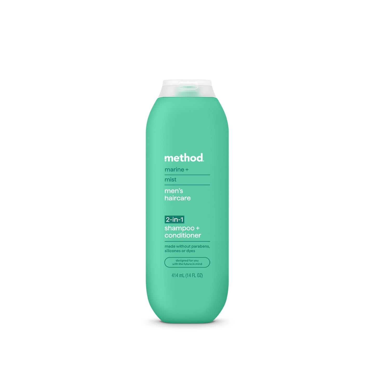 method men 2-in-1 Shampoo and Conditioner, Marine + Mist, 14 fl oz