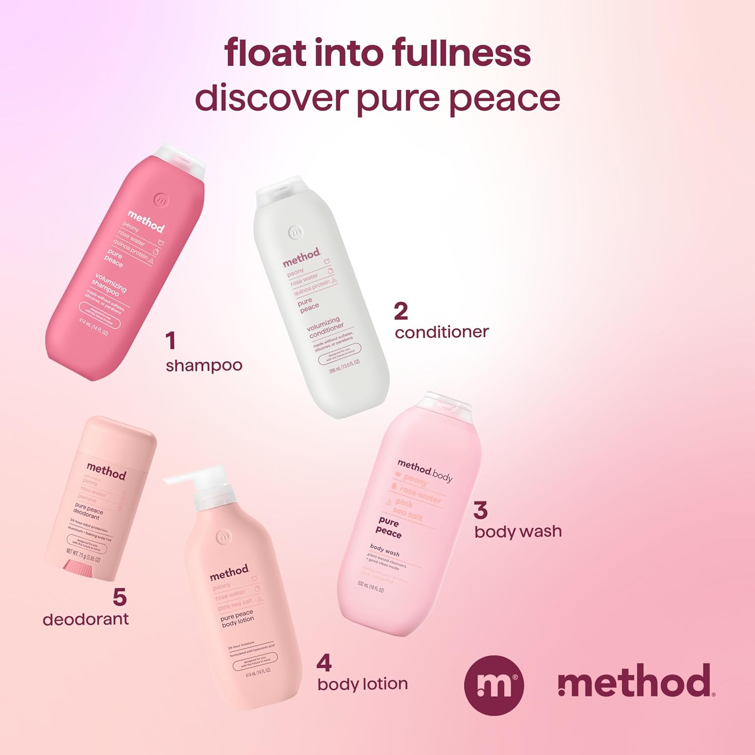 method Volumizing Conditioner, Pure Peace, 13.5 fl oz