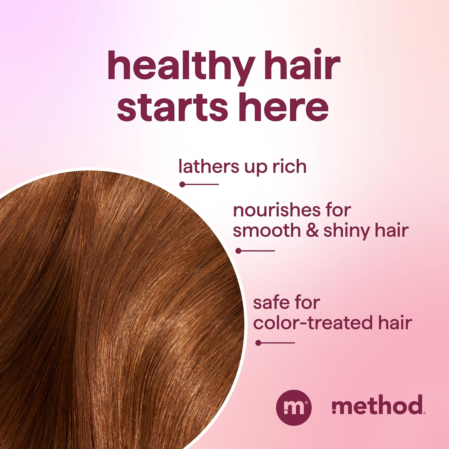 method Volumizing Shampoo, Pure Peace ,14 fl oz, 3 Pack