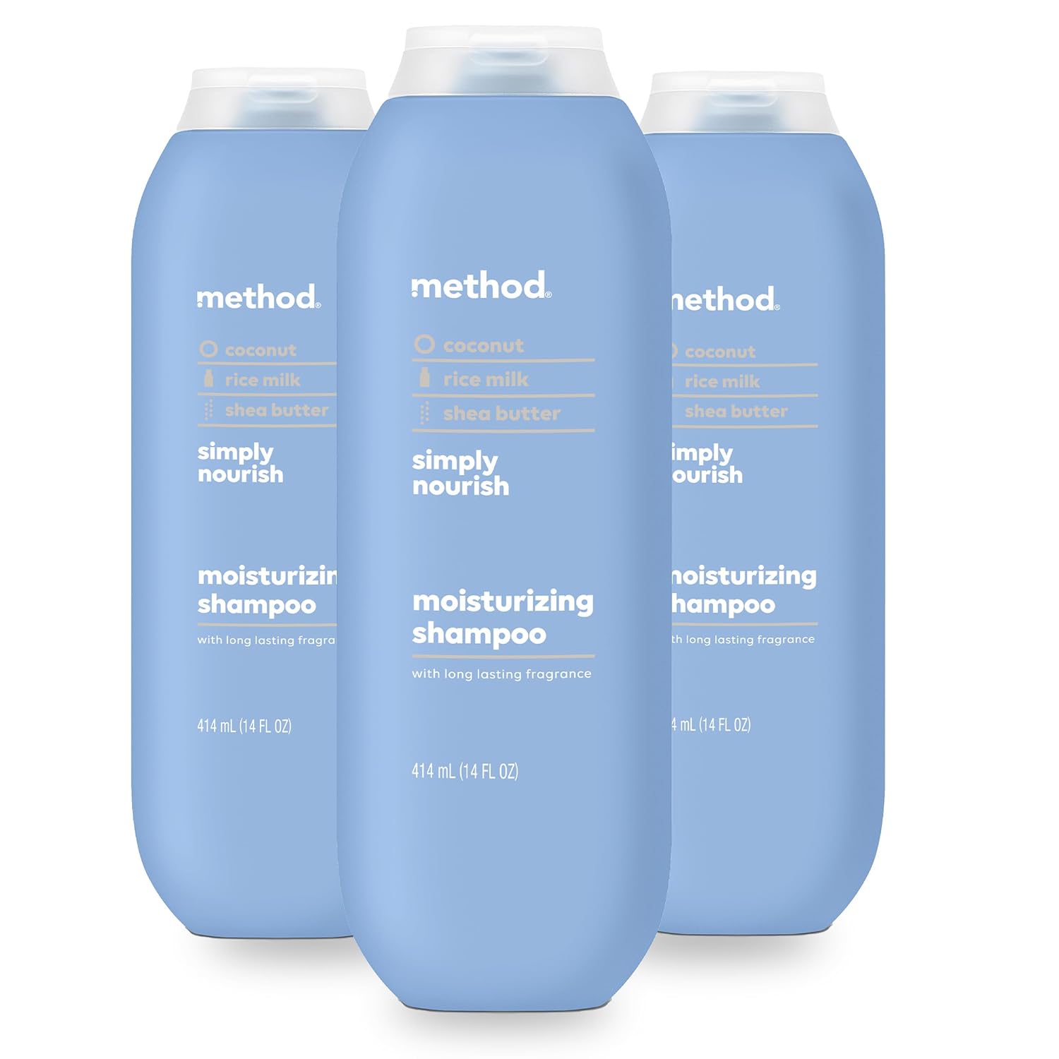 method Moisturizing Shampoo, Simply Nourish, 14 fl oz, 3 Pack