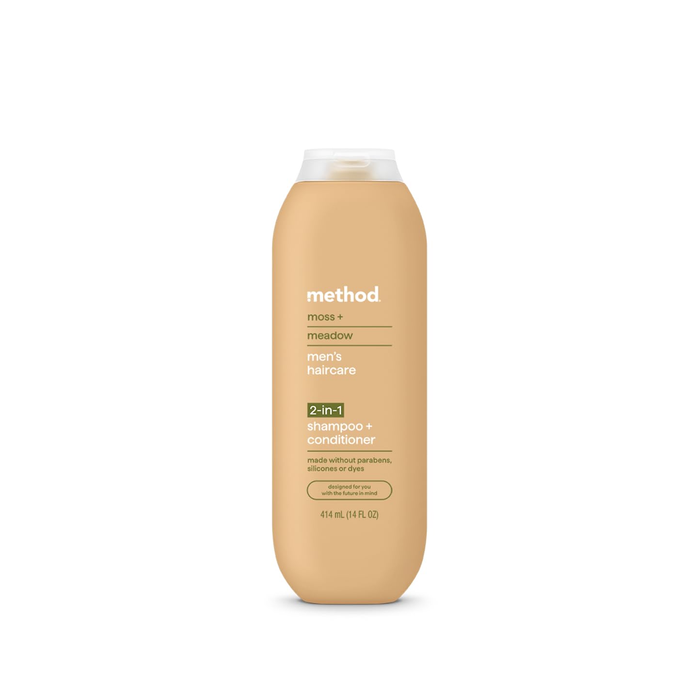 method men 2-in-1 Shampoo and Conditioner, Moss + Meadow, 14 fl oz