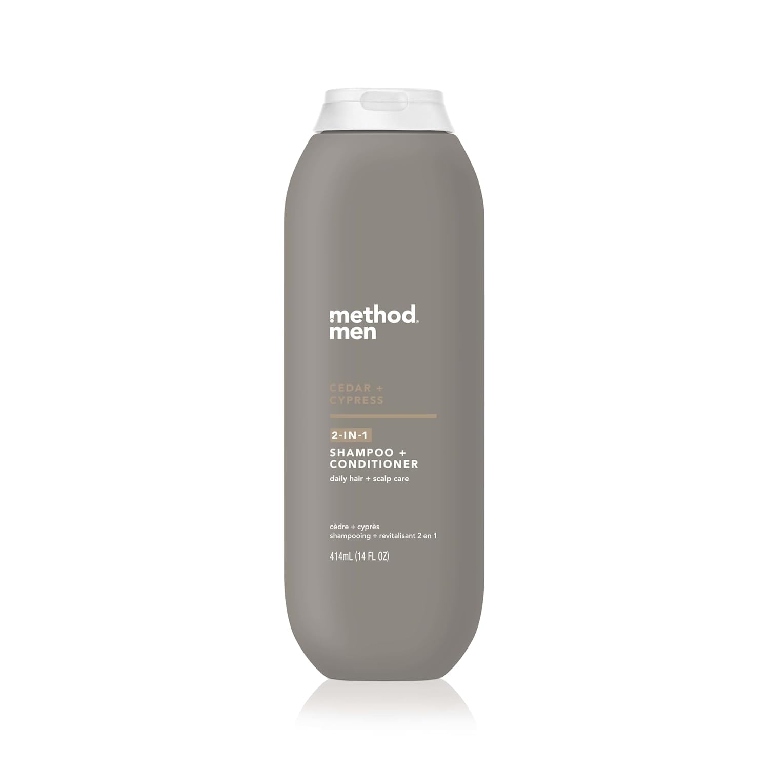 method men 2-in-1 Shampoo and Conditioner, Cedar + Cypress, 14 fl oz