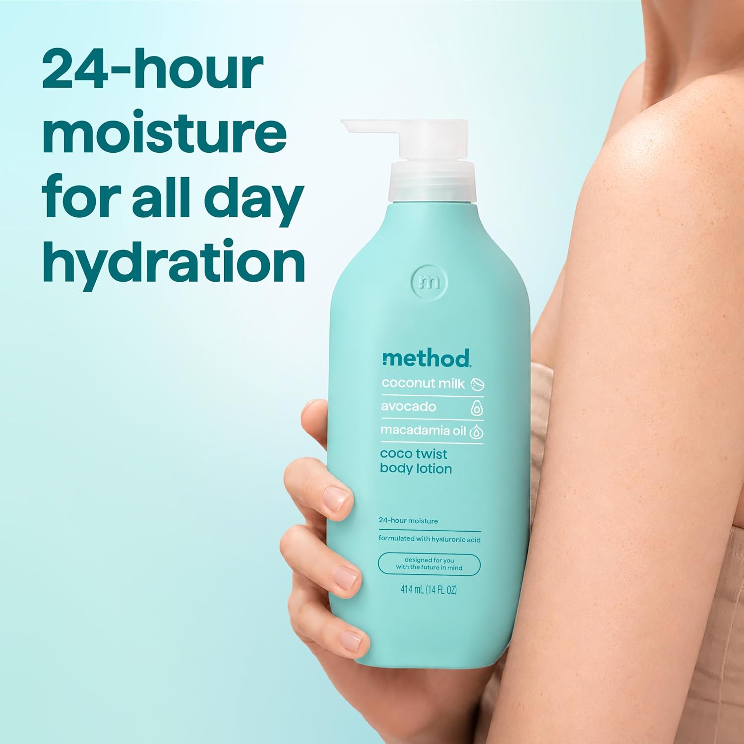 method Body Lotion, Coco Twist, 24hr Moisture, 14 fl oz