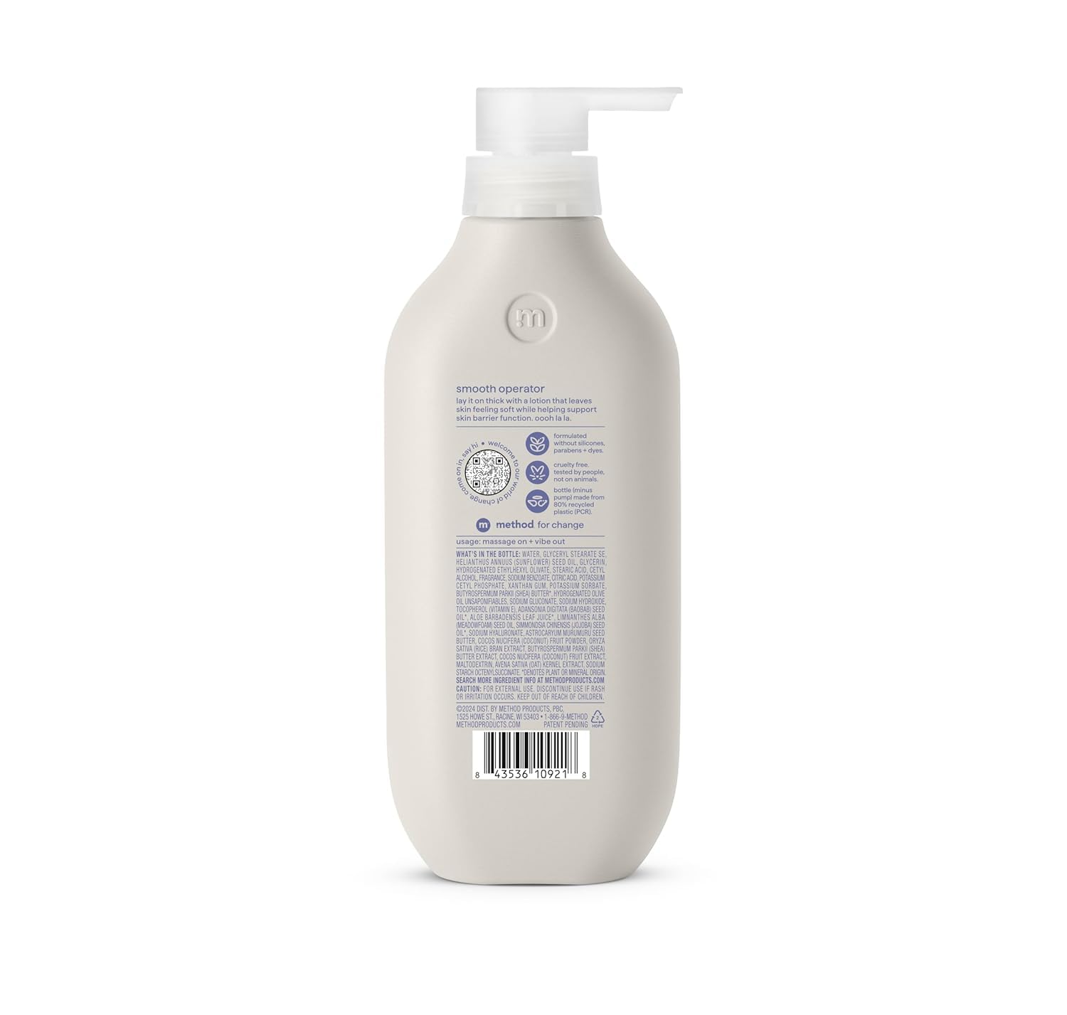 method Body Lotion, Simply Nourish, 24hr Moisture, 14 fl oz