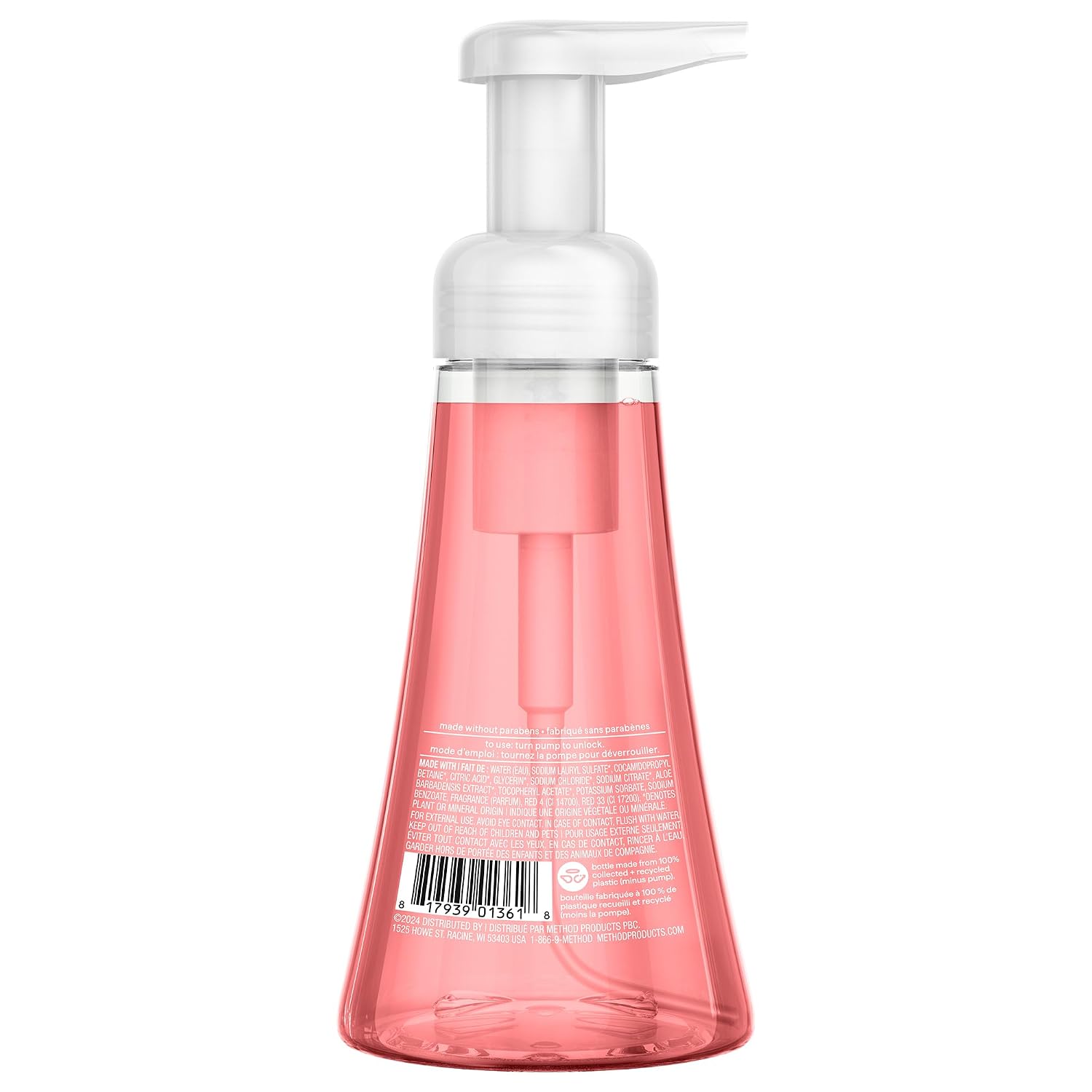 method Foaming Hand Wash, Pink Grapefruit, 10 fl oz, 3 pack