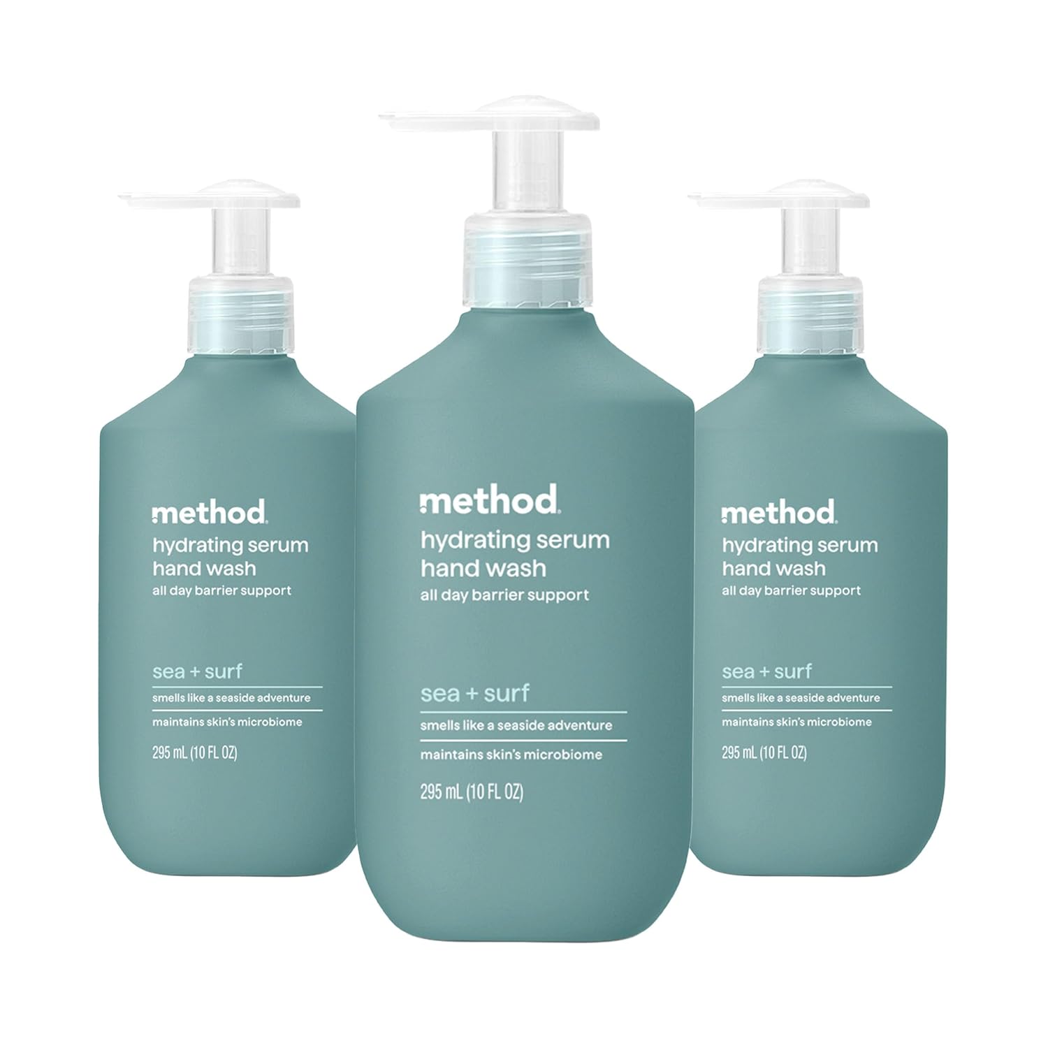 method Hydrating Serum Hand Wash, Sea + Surf, 10 fl oz, 3 Pack