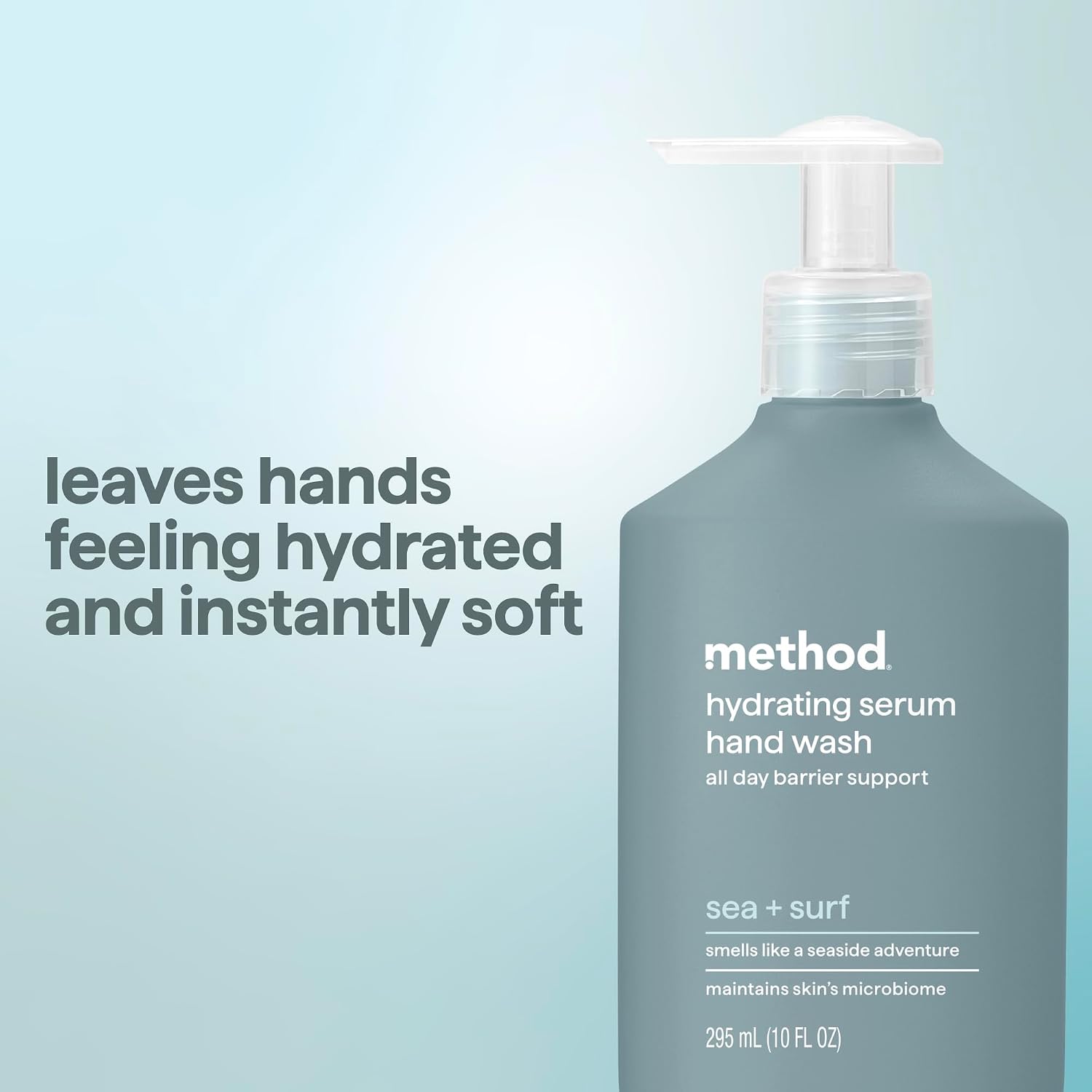 method Hydrating Serum Hand Wash, Sea + Surf, 10 fl oz, 3 Pack
