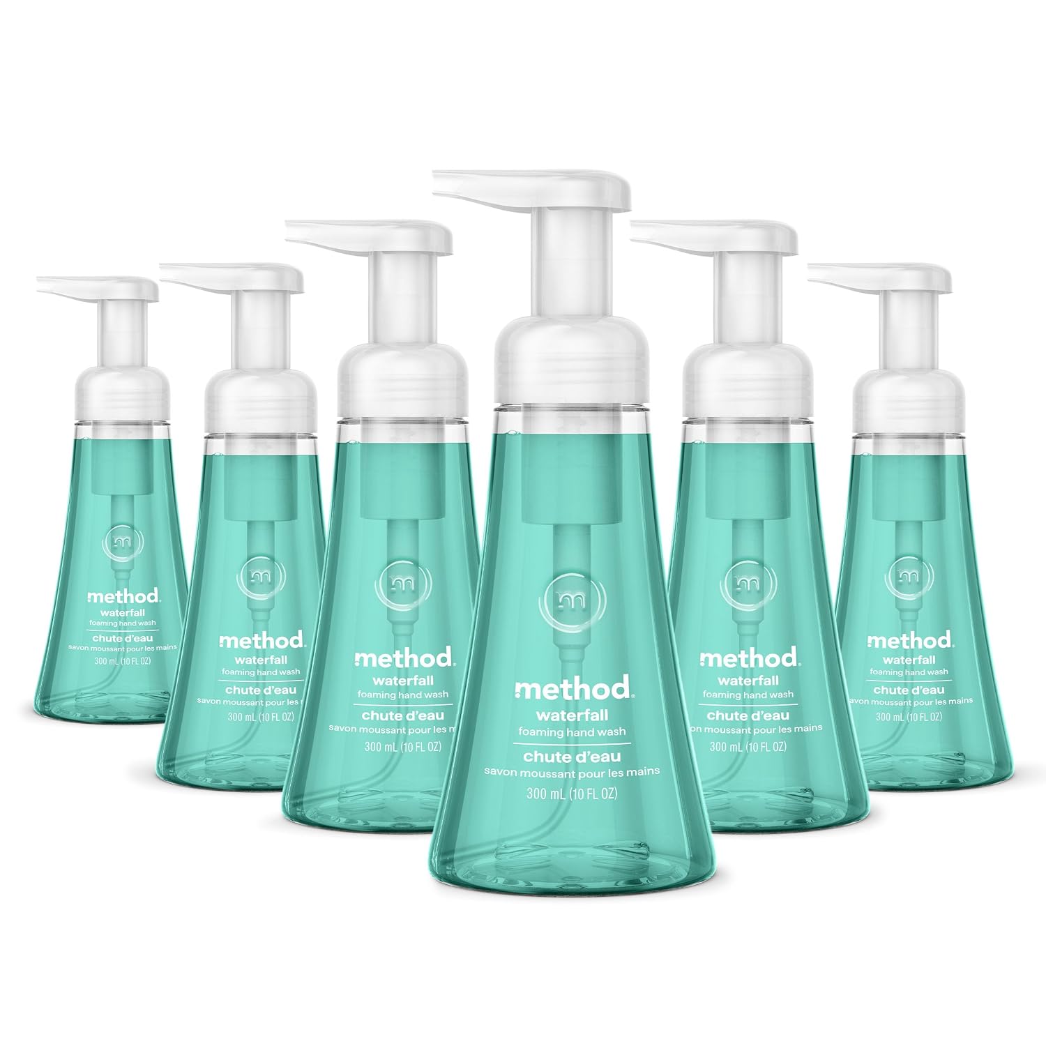 method Foaming Hand Wash, Waterfall, 10 fl oz, 6 pack