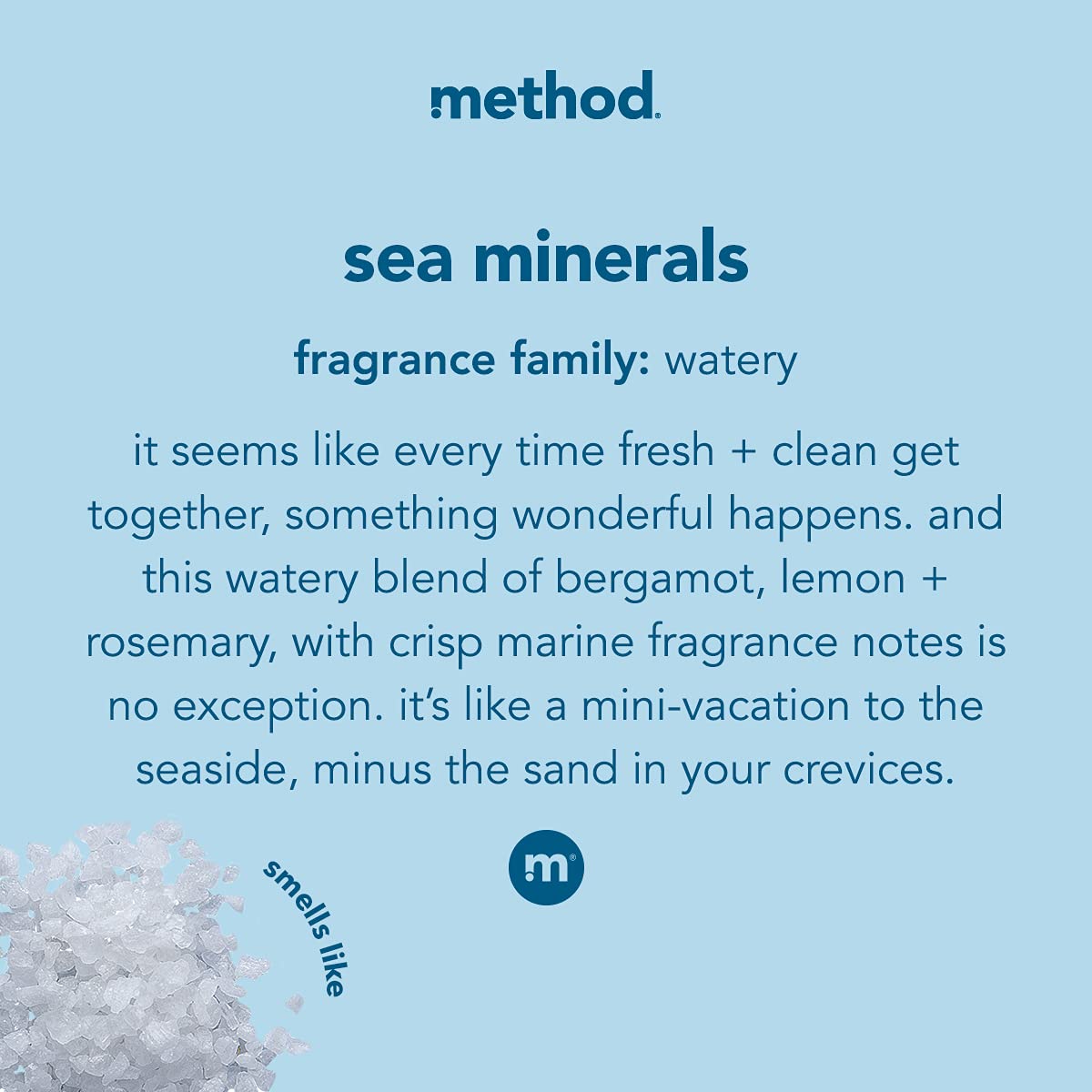 method Gel Hand Wash, Sea Minerals, 12 fl oz, 3 pack
