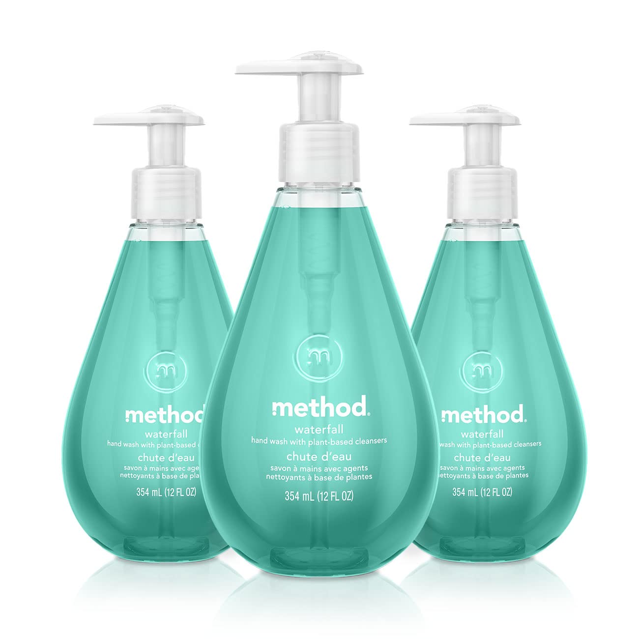 Method Gel Hand Soap, Waterfall, 12 fl oz (Pack of 3)