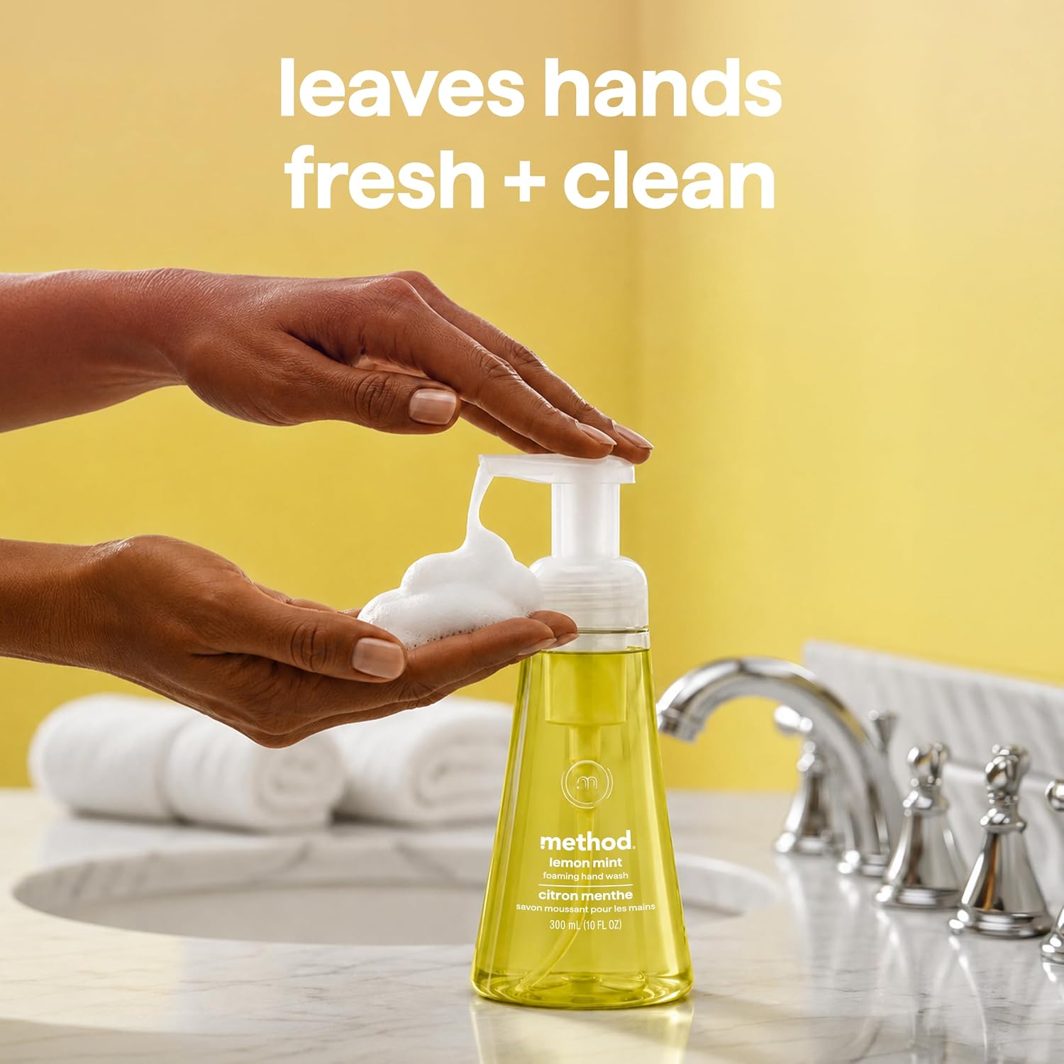 method Foaming Hand Wash, Lemon Mint, 10 fl oz, 6 pack