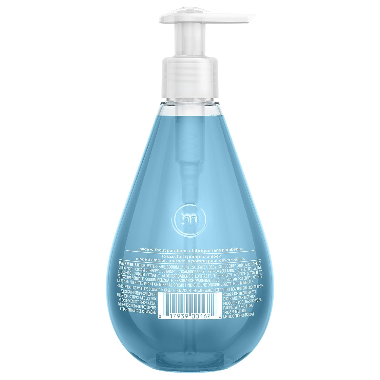 method Gel Hand Wash, Sea Minerals, 12 fl oz, 6 pack