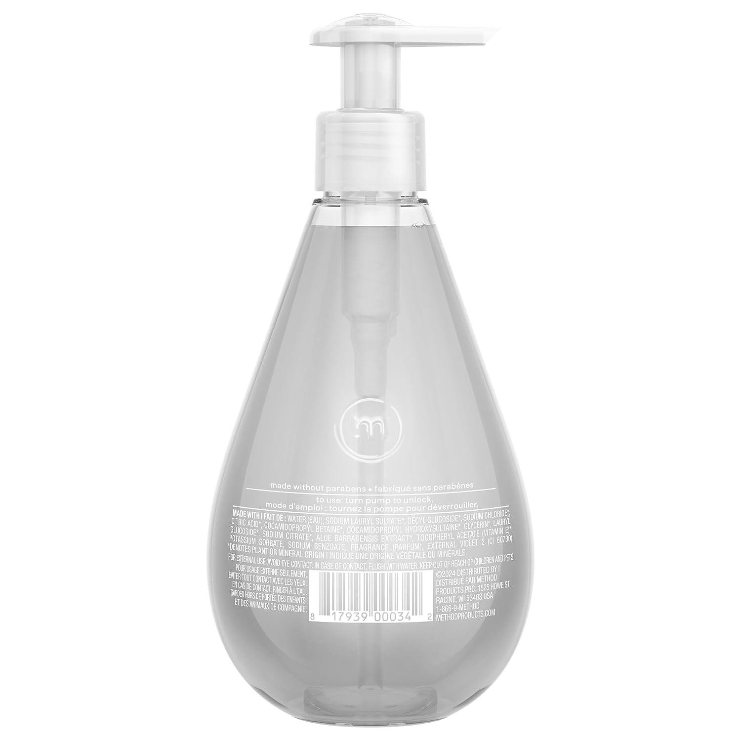 method Gel Hand Wash, Sweet Water, 12 fl oz, 6 pack