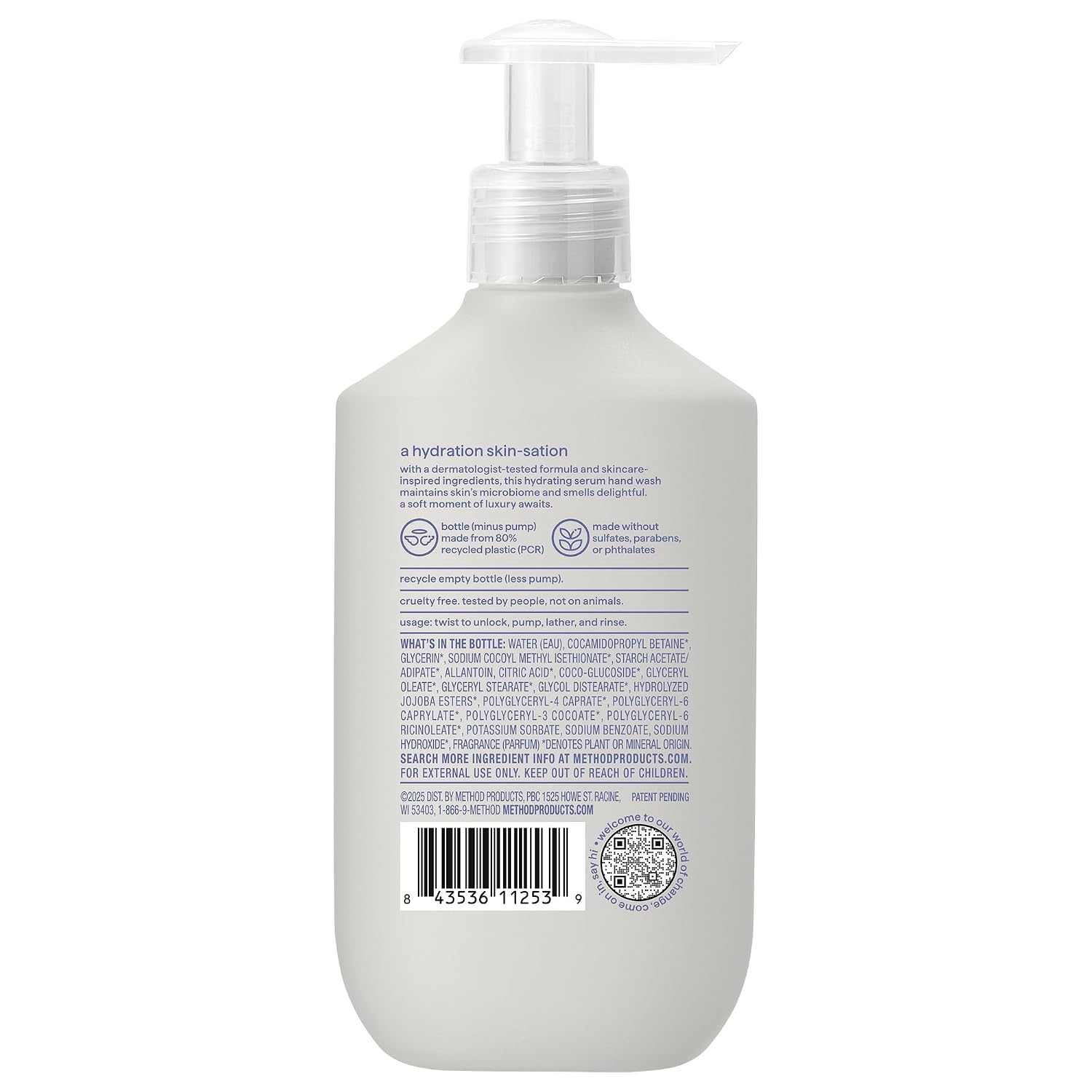 method Hydrating Serum Hand Wash, Simply Nourish, 10 fl oz