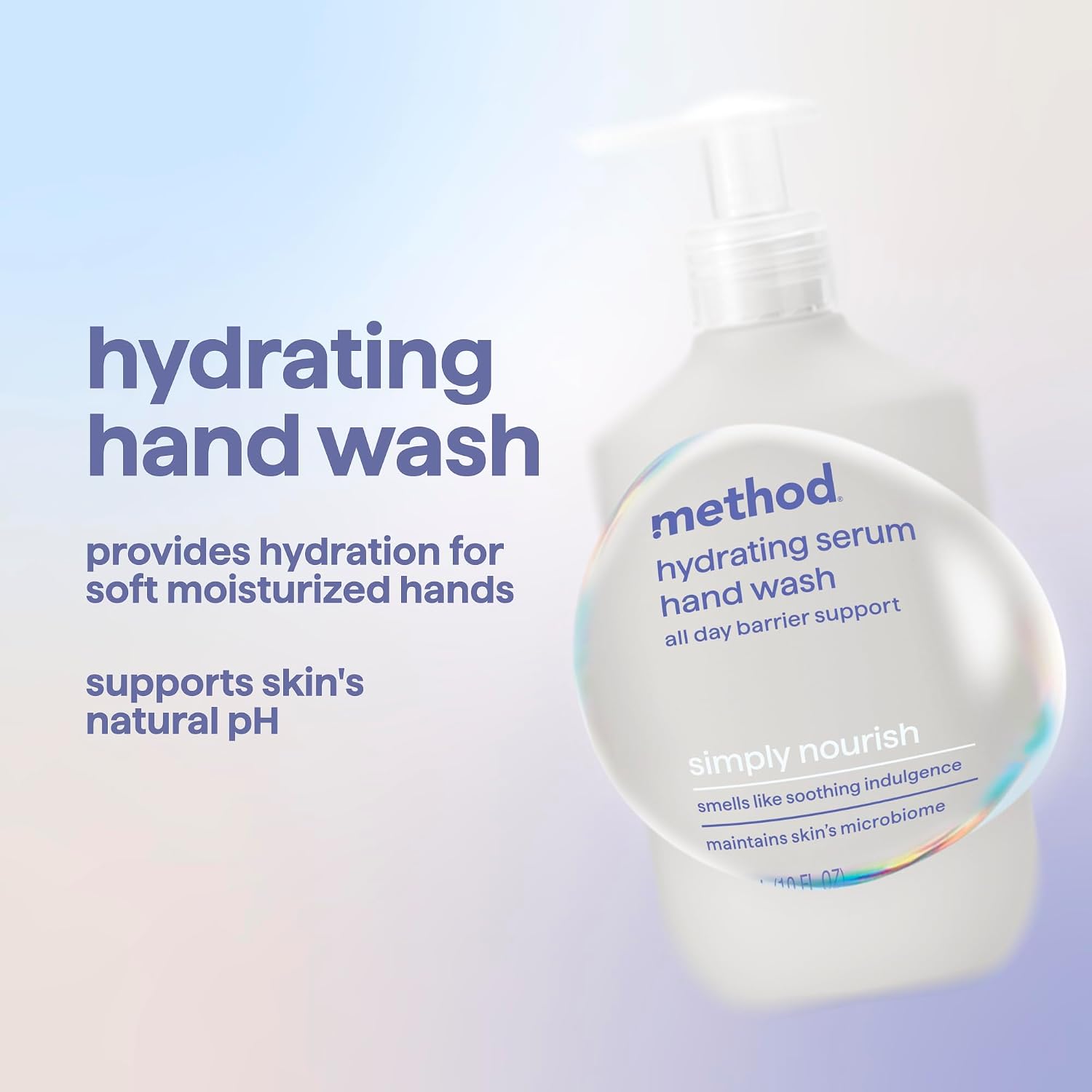 method Hydrating Serum Hand Wash, Simply Nourish, 10 fl oz