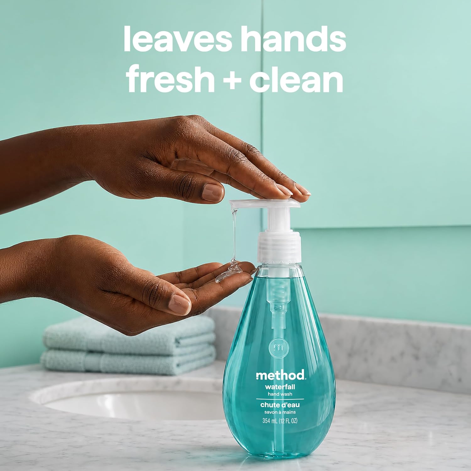 method Gel Hand Wash Refill, Waterfall, 34 fl oz