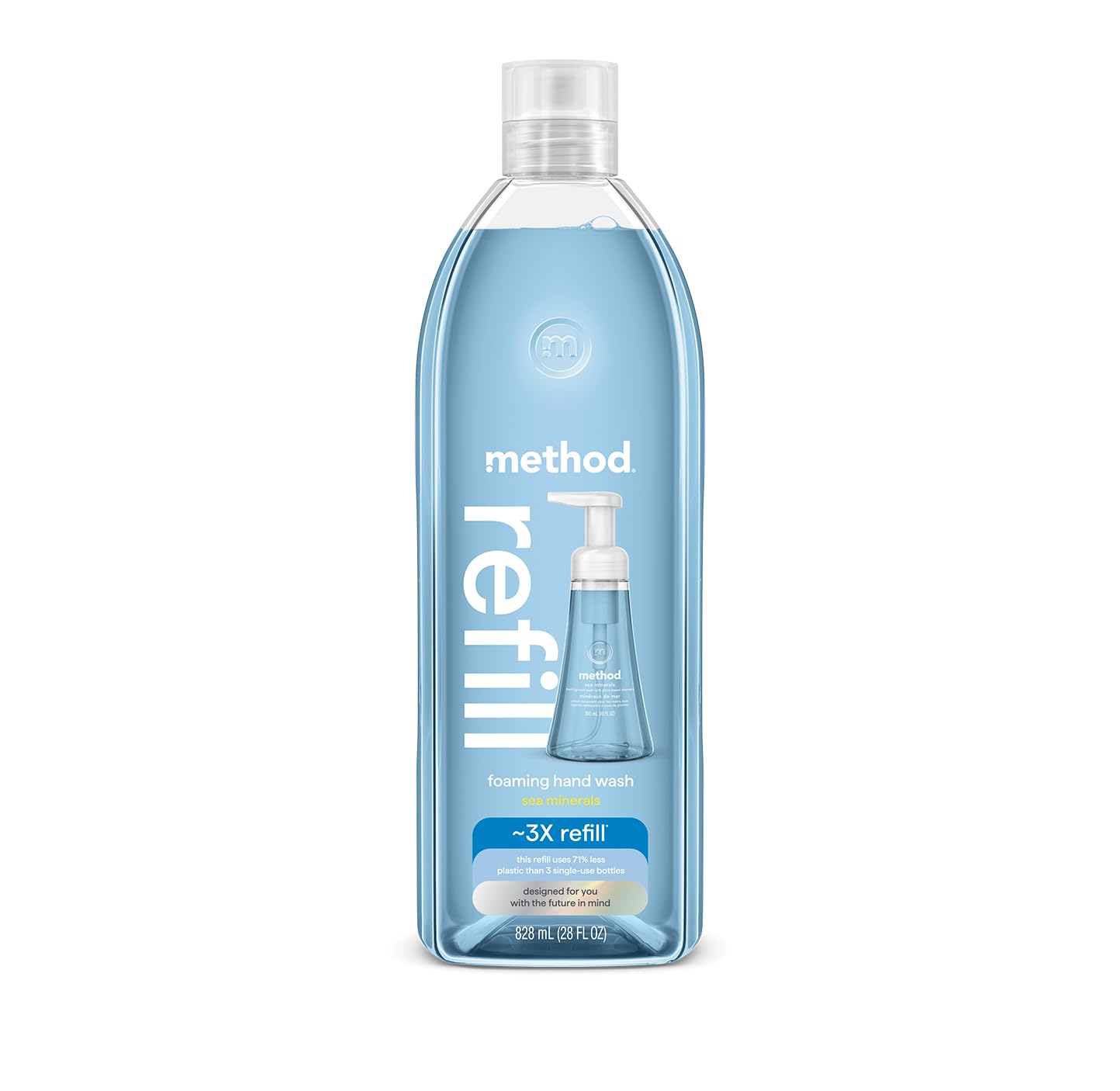 method Foaming Hand Wash Refill, Sea Minerals, 28 fl oz