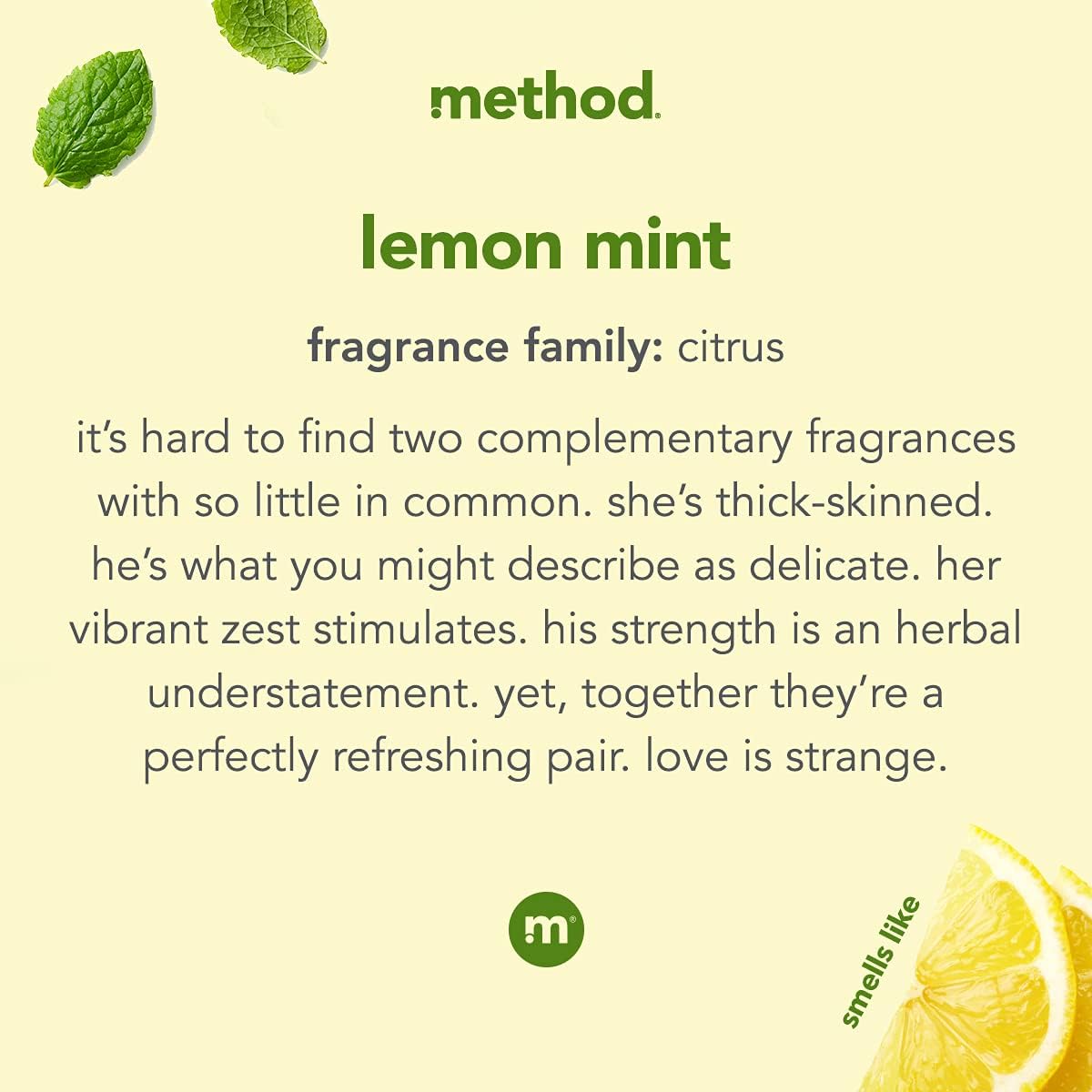 method Dishwasher Detergent Packs, Lemon Mint, 108 Tabs, 4 Pack
