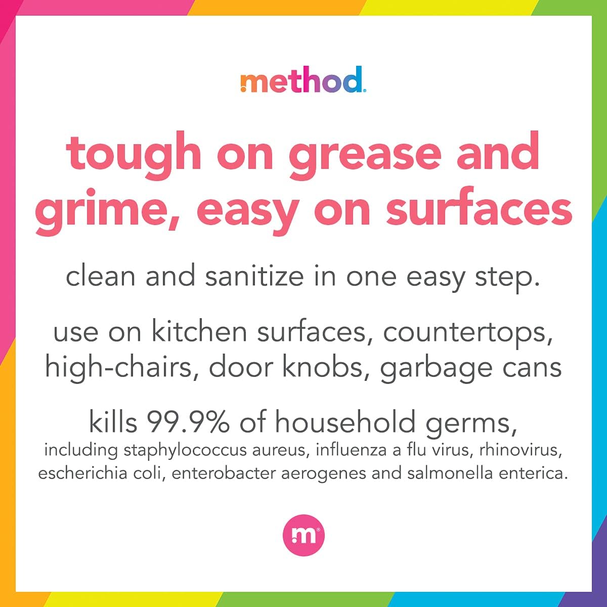 method All-Purpose Cleaner Spray, Citron, 28 fl oz, 4 Pack