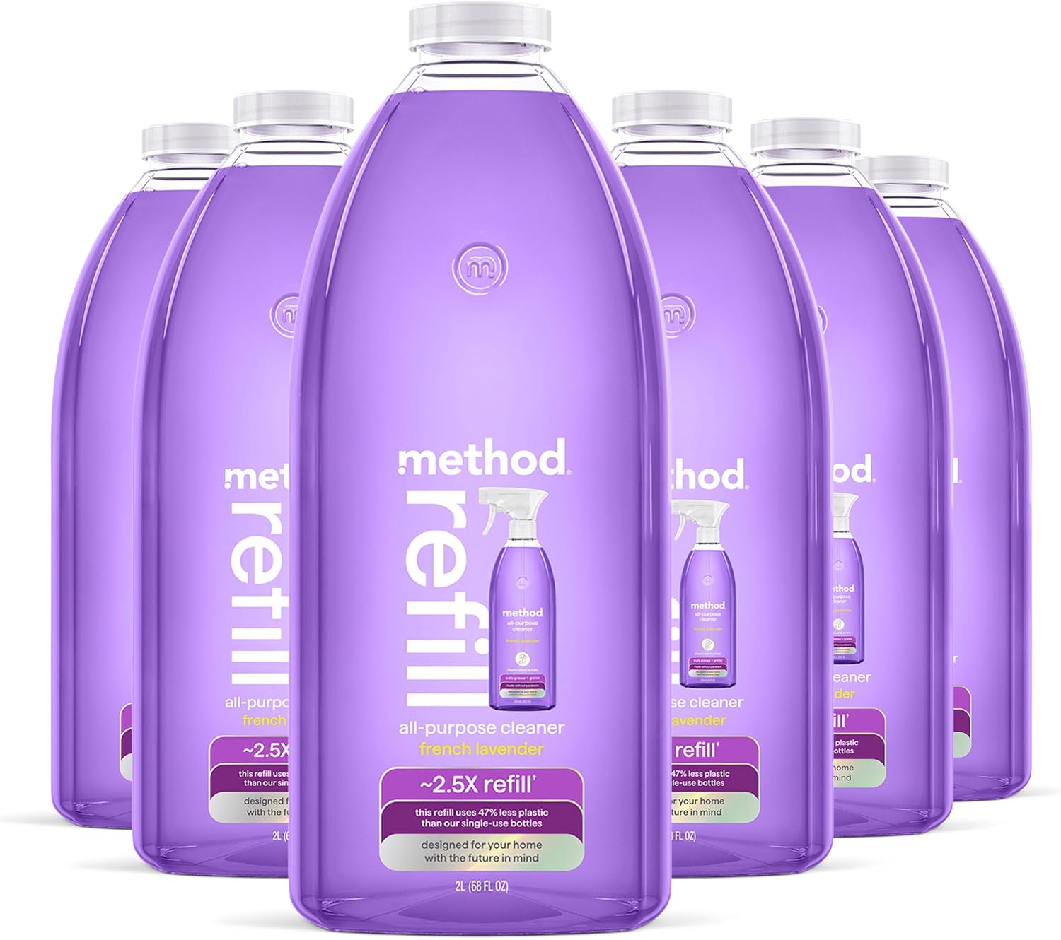 method All-Purpose Cleaner Refill, French Lavender, 68 fl oz, 6 pack