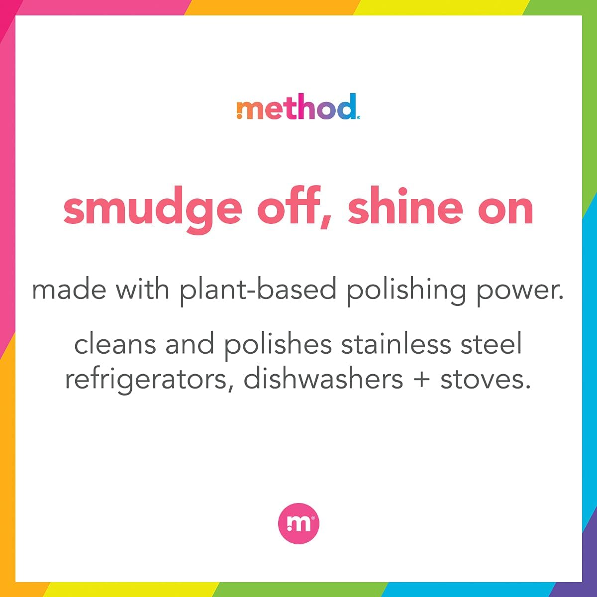 method Stainless Steel Cleaner + Polish, Apple Orchard, 14 fl oz, 6 Pack