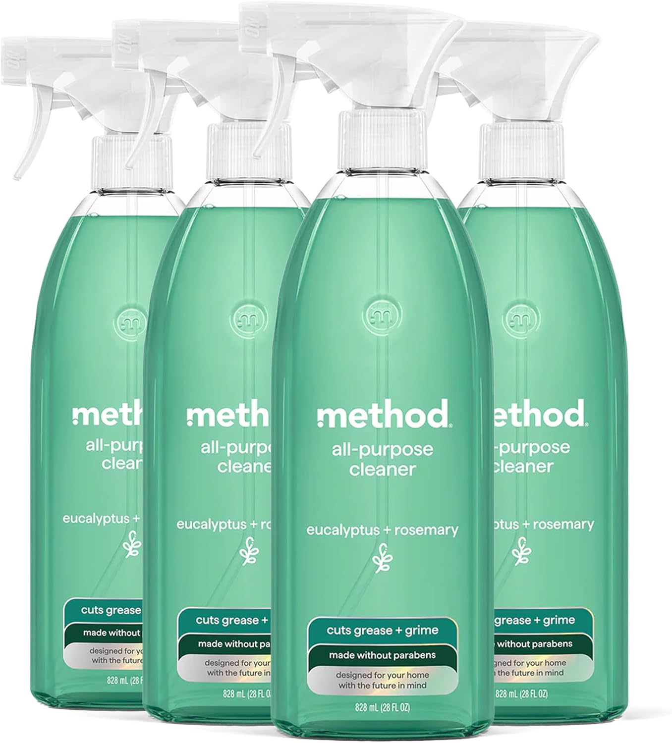 method All-Purpose Cleaner Spray, Eucalyptus + Rosemary, 28 fl oz, 4 pack