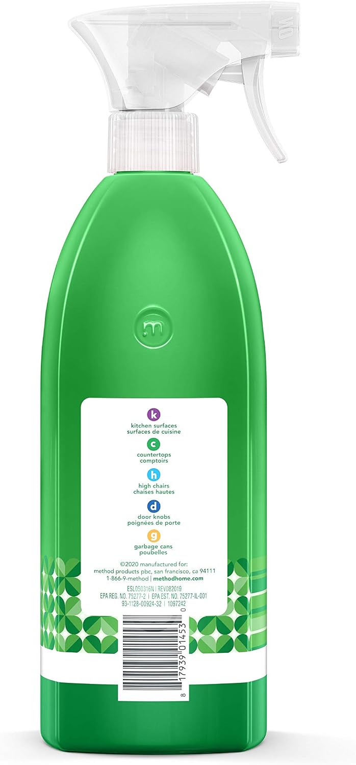 method All-Purpose Cleaner Spray, Bamboo, 28 fl oz, 8 Pack