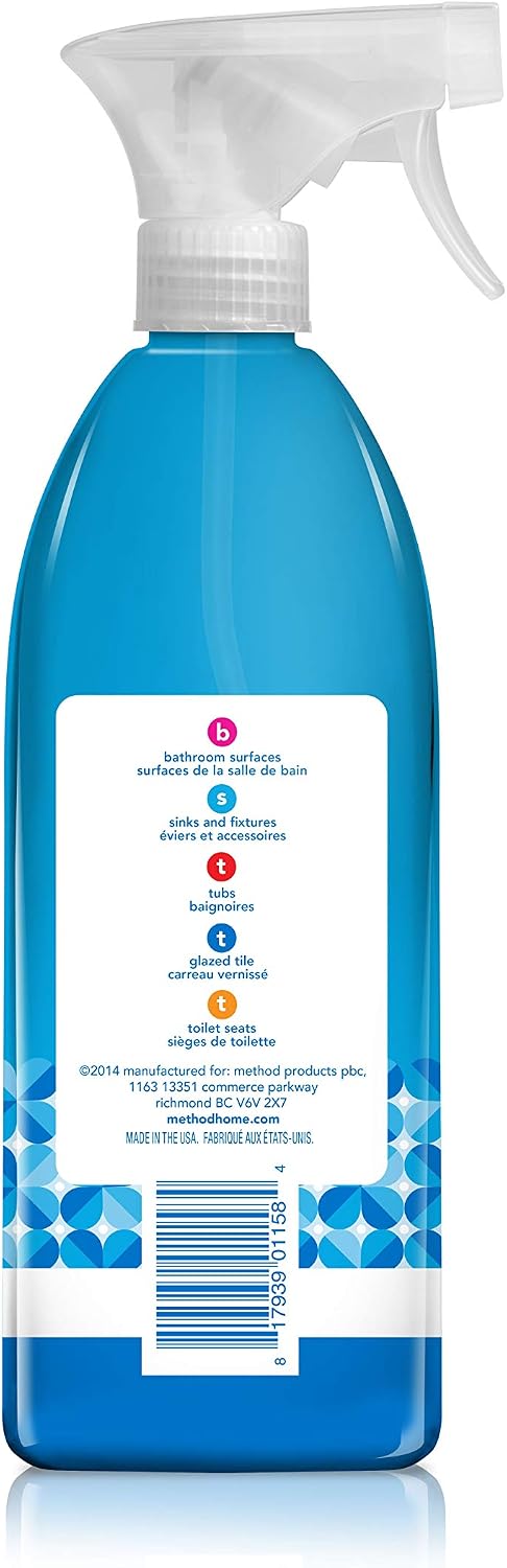 method Antibacterial Bathroom Cleaner, Spearmint, 28 fl oz