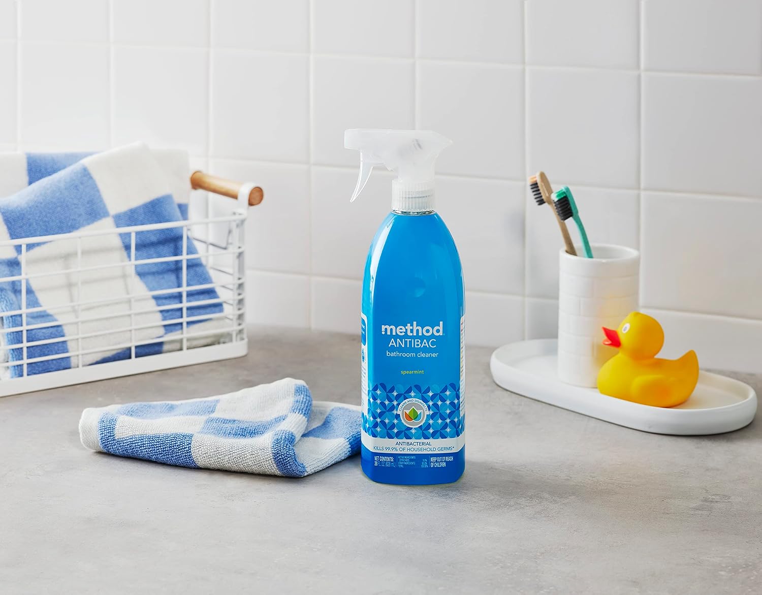 method Antibacterial Bathroom Cleaner, Spearmint, 28 fl oz