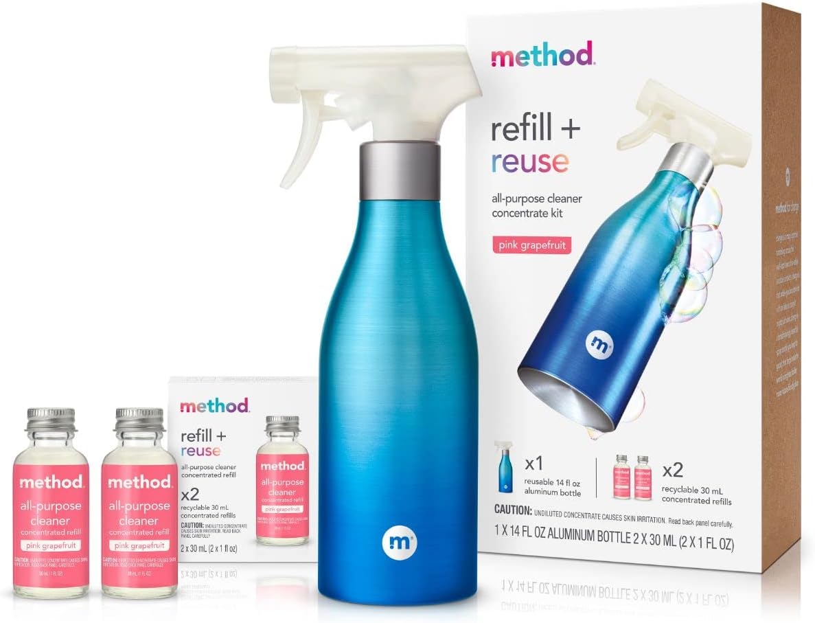 method All-Purpose Cleaner Concentrates Starter Kit, Pink Grapefruit