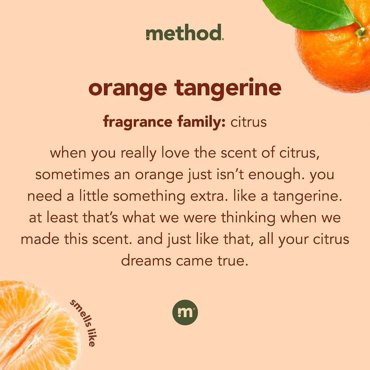 method Daily Granite Cleaner Spray, Orange Tangerine, 28 fl oz, 8 Pack