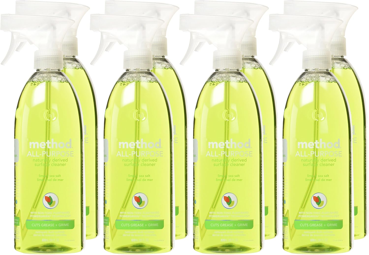method All Purpose Cleaner, Lime + Sea Salt, 28 fl oz, 8 Pack