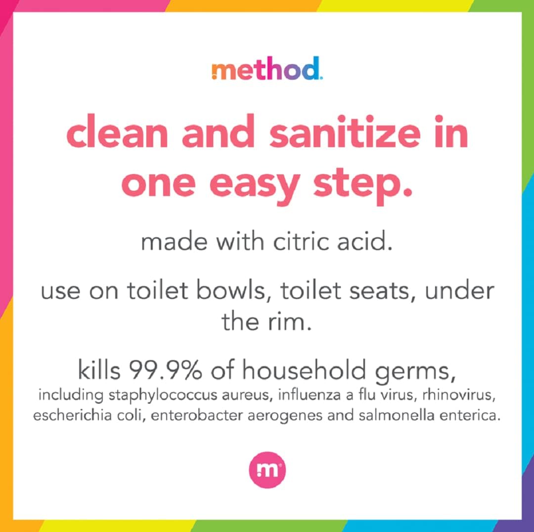 method Antibacterial Toilet Bowl Cleaner, Spearmint, 24 fl oz
