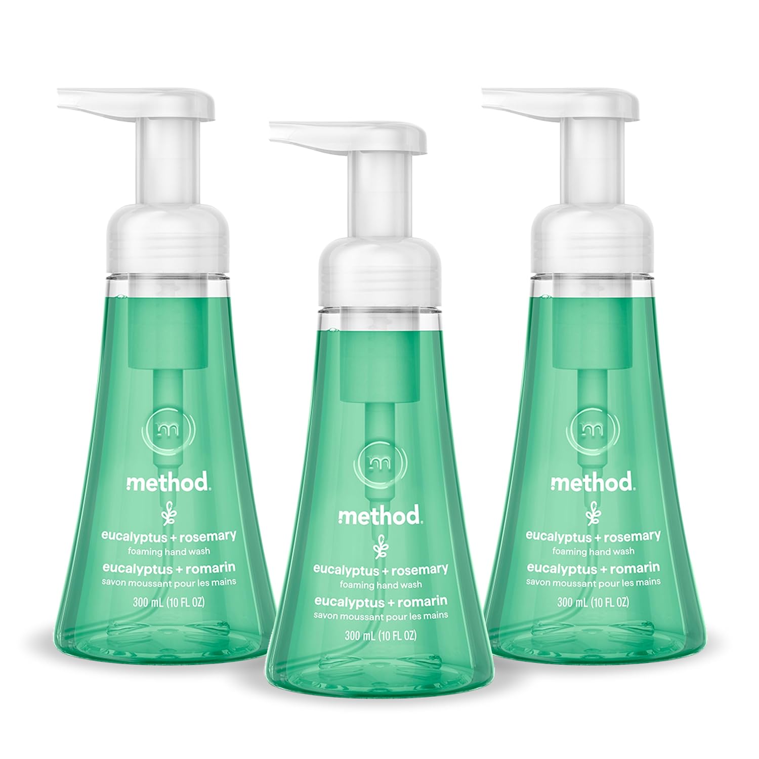 method Foaming Hand Wash, Eucalyptus + Rosemary, 10 fl oz, 3 pack