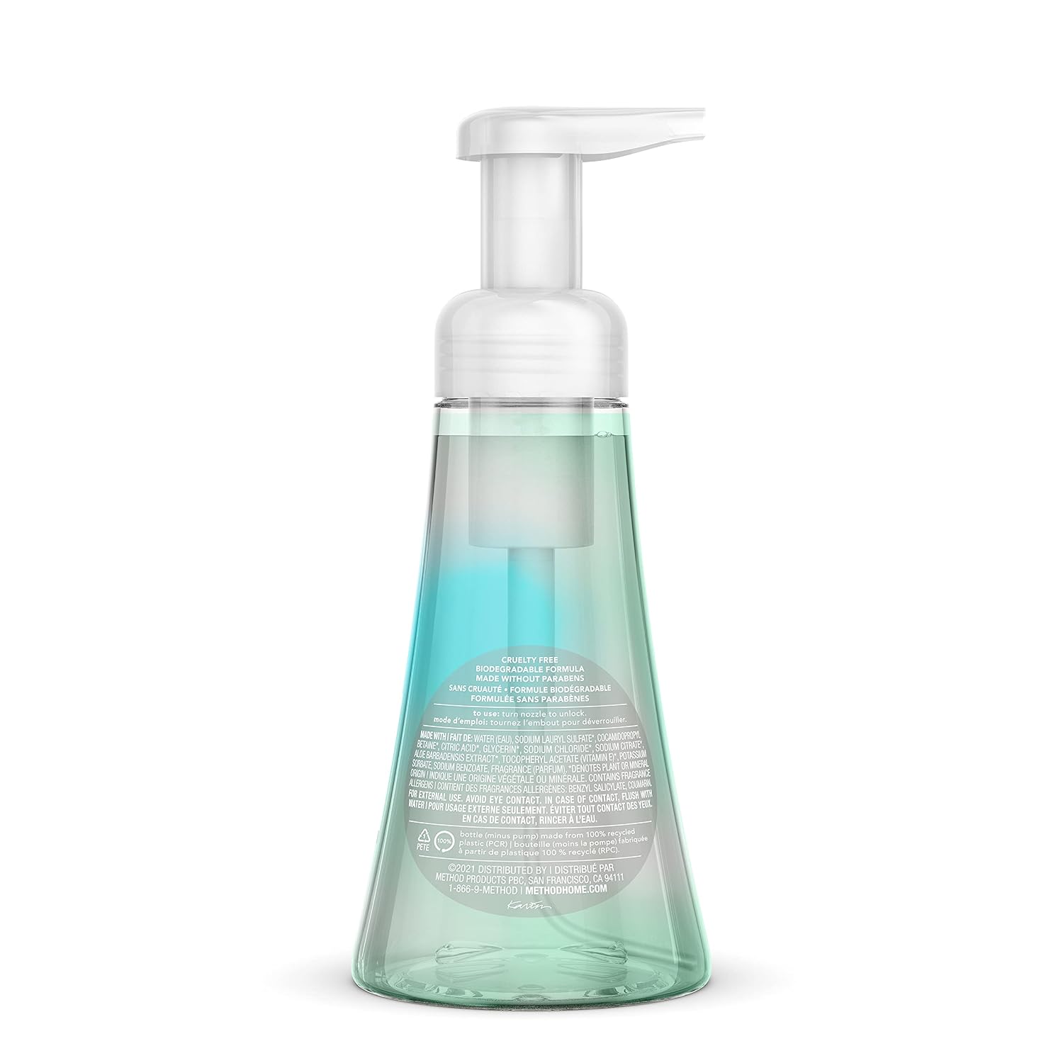 method Foaming Hand Wash, Coconut Water, 10 fl oz, 3 pack