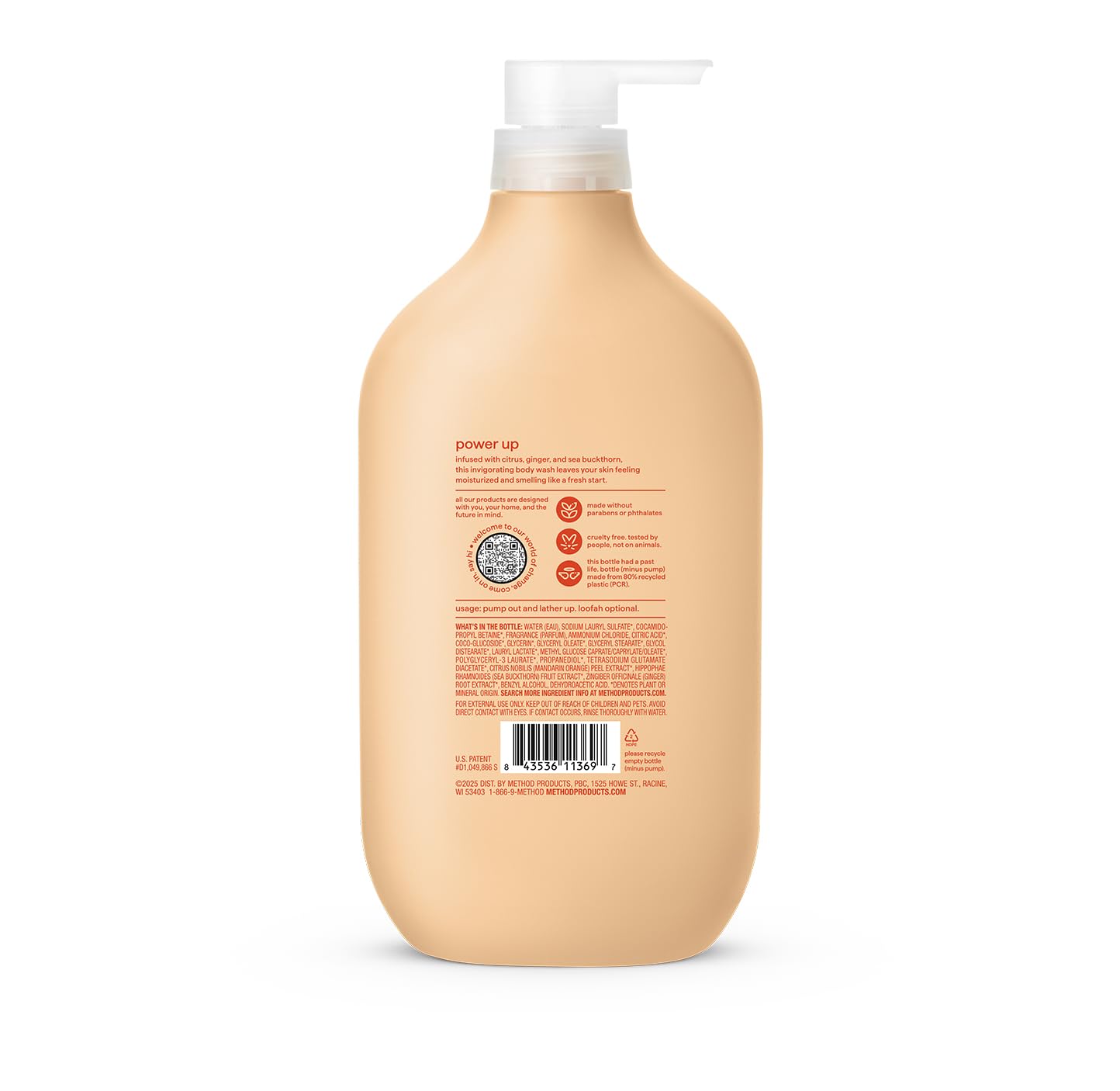 method Body Wash, Energy Boost, 28 fl oz